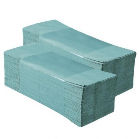 Prosoape hârtie pliate V, verzi