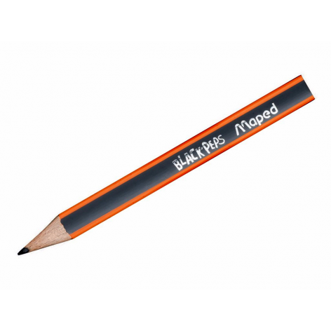 Creion cu guma Black' Peps Maped HB2 