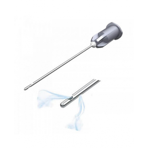 Ace din oţel-inox pentru irigarea canalului dentar