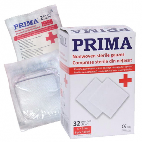 Comprese sterile din material neţesut-STOC REDUS