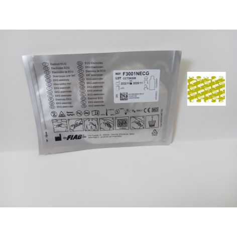 Electrod rectangular pediatric