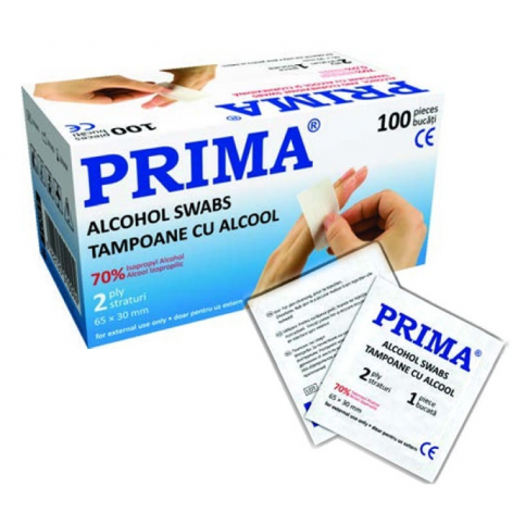 Tampoane impregnate cu alcool